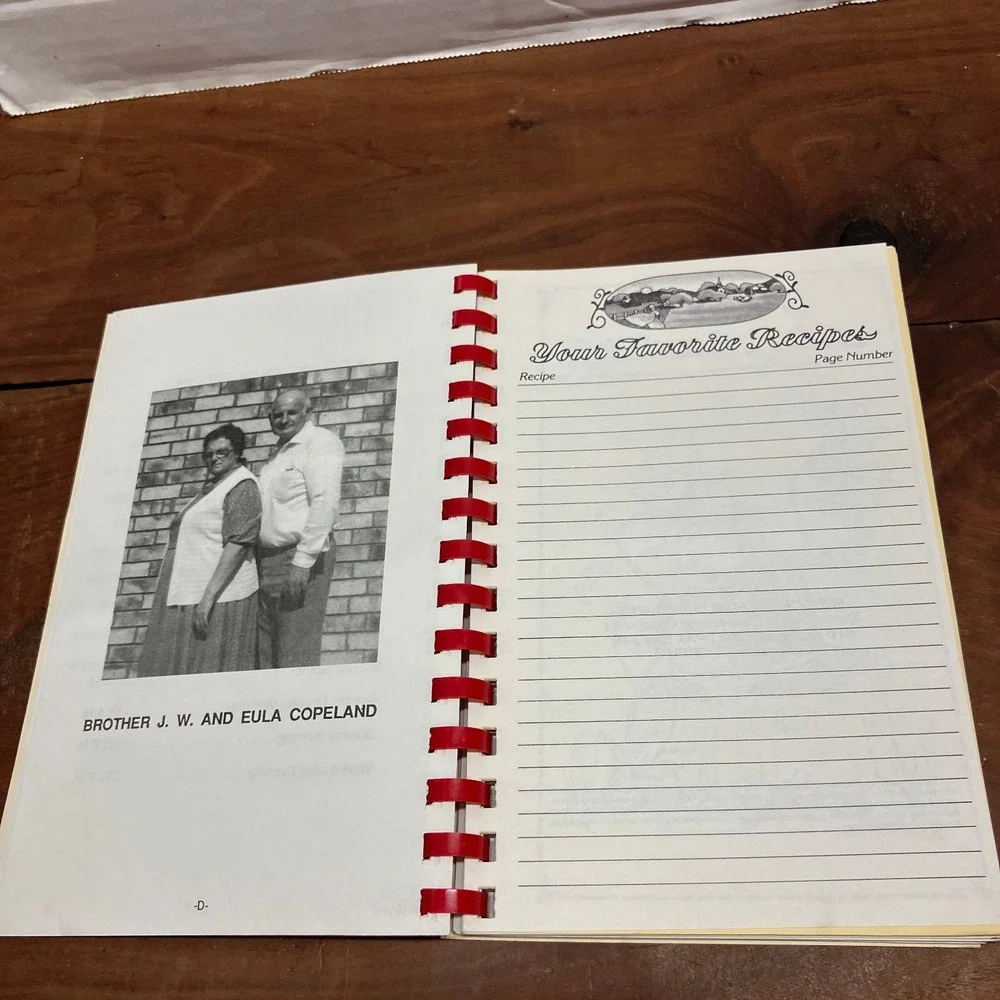 Berry-good Recipes Hilltop Free Holiness Church Tahlequah OK Vintage Cookbook